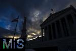 21.11.2023, sterreich, die Hauptstadt Wien. Impressionen vom sterreichischen Regierungsgebude, dem Parlament.