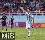 28.11.2023, Fussball U-17-Weltmeisterschaft 2023, Halbfinale, Argentinien - Deutschland, im Manahan Stadium (Surakarta). Agustin Ruberto (Argentinien).