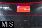 29.11.2023,  Fussball UEFA Championsleague 2023/2024: 5.Spieltag Vorrunde,  FC Bayern Mnchen - FC Kopenhagen, in der Allianz-Arena Mnchen.  75000 Zuschauer, ausverkauftes Stadion.


