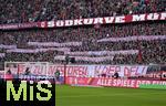 03.02.2024, Fussball 1. Bundesliga 2023/2024, 20.Spieltag, FC Bayern München - Borussia Mönchengladbach, in der Allianz-Arena München.  Nein zu Investoren in der DFL !