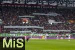 10.02.2024, Fussball 1. Bundesliga 2023/2024, 21.Spieltag, FC Augsburg - RB Leipzig, in der WWK-Arena Augsburg, Fanproteste gegen den Einstieg eines DFL-Investors.


