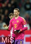 10.02.2024, Fussball 1. Bundesliga 2023/2024, 21. Spieltag, Bayer 04 Leverkusen - FC Bayern Mnchen, in der BayArena Leverkusen. Torwart Manuel Neuer (Bayern Mnchen)


