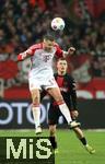 10.02.2024, Fussball 1. Bundesliga 2023/2024, 21. Spieltag, Bayer 04 Leverkusen - FC Bayern Mnchen, in der BayArena Leverkusen. (L-R) Eric Dier (Bayern Mnchen) gegen Florian Wirtz (Bayer Leverkusen)


