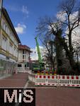 19.03.2024,  Baustelle in Bad Wrishofen, Projekt DAS STAMMHAUS, das derzeit auf dem ehemaligen Kreuzer Areal in Bad Wrishofen gebaut wird. 