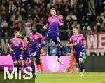 26.03.2024, Fussball Nationalteams Freundschaftsspiele 2024, Deutschland - Niederlande, im Stadion Deutsche-Bank-Park in Frankfurt am Main, v.l. Robert Andrich (Deutschland), Antonio Rdiger (Deutschland), Maximilian Mittelstdt (Deutschland) und Joshua Kimmich (Deutschland) jubeln