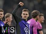 26.03.2024, Fussball Nationalteams Freundschaftsspiele 2024, Deutschland - Niederlande, im Stadion Deutsche-Bank-Park in Frankfurt am Main, Joshua Kimmich (Deutschland)   feiert nach dem Spiel.