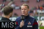 31.03.2024, Fussball 1. Bundesliga 2023/2024, 27.Spieltag, FC Augsburg - 1.FC Kln, in der WWK-Arena Augsburg, Trainer Timo Schultz (Kln) beim DAZN-Interview.


