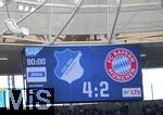 18.05.2024, Fussball 1. Bundesliga 2023/2024, 34.Spieltag, TSG 1899 Hoffenheim - FC Bayern Mnchen, in der Wirsol-Arena (Sinsheim).

4:2 Endstand

