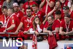 18.05.2024, Fussball 1. Bundesliga 2023/2024, 34.Spieltag, 1.FC Heidenheim - 1.FC Kln, in der Voith-Arena (Heidenheim). Traurige Klner Fans


