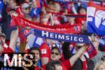 18.05.2024, Fussball 1. Bundesliga 2023/2024, 34.Spieltag, 1.FC Heidenheim - 1.FC Kln, in der Voith-Arena (Heidenheim).  Fans Heidenheim 



