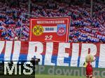 18.05.2024, Fussball 1. Bundesliga 2023/2024, 34.Spieltag, 1.FC Heidenheim - 1.FC Kln, in der Voith-Arena (Heidenheim). GEKOMMEN UM ZU BLEIBEN, Fans Heidenheim



