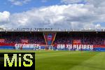 18.05.2024, Fussball 1. Bundesliga 2023/2024, 34.Spieltag, 1.FC Heidenheim - 1.FC Kln, in der Voith-Arena (Heidenheim). GEKOMMEN UM ZU BLEIBEN, Fans Heidenheim



