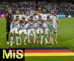 03.06.2024, Fussball Nationalteams Freundschaftsspiele 2024, Lnderspiel, Deutschland - Ukraine, im Max-Morlock-Stadion (Nrnberg). Teamfoto, hi. Torwart Manuel Neuer, Maximilian Mittelstdt (Deutschland), Waldemar Anton (Deutschland), Kai Havertz (Deutschland), Jonathan Tah (Deutschland), Robert Andrich (Deutschland), v.v.li: Jamal Musiala (Deutschland), Pascal Gross (Deutschland), Ilkay Gndogan (Deutschland), Josua Kimmich (Deutschland), Florian Wirtz (Deutschland) 