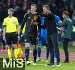 03.06.2024, Fussball Nationalteams Freundschaftsspiele 2024, Lnderspiel, Deutschland - Ukraine, im Max-Morlock-Stadion (Nrnberg). v.li: Torwart Manuel Neuer (Deutschland), mit Trainer Julian Nagelsmann (Deutschland) 