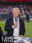 03.06.2024, Fussball Nationalteams Freundschaftsspiele 2024, Lnderspiel, Deutschland - Ukraine, im Max-Morlock-Stadion (Nrnberg).   Bastian Schweinsteiger als ARD-Kommentator am Spielfeldrand  