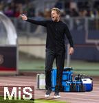 03.06.2024, Fussball Nationalteams Freundschaftsspiele 2024, Lnderspiel, Deutschland - Ukraine, im Max-Morlock-Stadion (Nrnberg). Trainer Julian Nagelsmann (Deutschland) gibt wtend Befehle und Anweisungen 