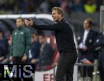 03.06.2024, Fussball Nationalteams Freundschaftsspiele 2024, Lnderspiel, Deutschland - Ukraine, im Max-Morlock-Stadion (Nrnberg). Trainer Julian Nagelsmann (Deutschland) gibt wtend Befehle und Anweisungen