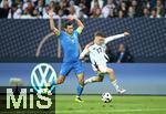 03.06.2024, Fussball, Lnderspiel, Testspiel 2023/24, Deutschland - Ukraine, im Max Morlock Stadion Nrnberg. (L-R) Taras Stepanenko (Ukraine) gegen Florian Wirtz (Deutschland)


