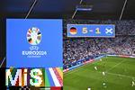 14.06.2024, Fussball UEFA EURO 2024, Vorrunde, 1.Spieltag, Erffnungsspiel Deutschland - Schottland, in der Fuball Arena Mnchen. 5-1 der Endstand