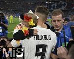 14.06.2024, Fussball UEFA EURO 2024, Vorrunde, 1.Spieltag, Erffnungsspiel Deutschland - Schottland, in der Fuball Arena Mnchen. Niclas Fllkrug (Deutschland) mit seiner Tochter