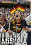 14.06.2024, Fussball UEFA EURO 2024, Vorrunde, 1.Spieltag, Erffnungsspiel Deutschland - Schottland, in der Fuball Arena Mnchen. Weibliche Fans Deutschland