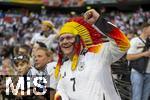 14.06.2024, Fussball UEFA EURO 2024, Vorrunde, 1.Spieltag, Erffnungsspiel Deutschland - Schottland, in der Fuball Arena Mnchen.  Deutscher ?Indianer-Huptling? 