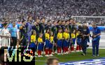 14.06.2024, Fussball UEFA EURO 2024, Vorrunde, 1.Spieltag, Erffnungsspiel Deutschland - Schottland, in der Fuball Arena Mnchen. Nationalhymne Schottisches Team