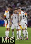 14.06.2024, Fussball UEFA EURO 2024, Vorrunde, 1.Spieltag, Erffnungsspiel Deutschland - Schottland, in der Fuball Arena Mnchen. v.li: Kai Havertz (Deutschland), Josua Kimmich (Deutschland), Ilkay Gndogan (Deutschland), Toni Kroos (Deutschland) 