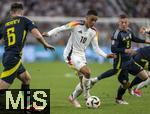 14.06.2024, Fussball UEFA EURO 2024, Vorrunde, 1.Spieltag, Erffnungsspiel Deutschland - Schottland, in der Fuball Arena Mnchen. Jamal Musiala (Deutschland) am Ball 