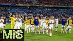 14.06.2024, Fussball UEFA EURO 2024, Vorrunde, 1.Spieltag, Erffnungsspiel Deutschland - Schottland, in der Fuball Arena Mnchen. Schlussjubel der Deutschen.