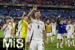 14.06.2024, Fussball UEFA EURO 2024, Vorrunde, 1.Spieltag, Erffnungsspiel Deutschland - Schottland, in der Fuball Arena Mnchen.  Niclas Fllkrug (Deutschland) nach dem Spiel glcklich.