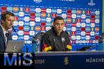 14.06.2024, Fussball UEFA EURO 2024, Vorrunde, 1.Spieltag, Erffnungsspiel Deutschland - Schottland, in der Fuball Arena Mnchen.  Pressekonferenz mit Jamal Musiala (Deutschland) 