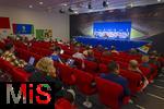 14.06.2024, Fussball UEFA EURO 2024, Vorrunde, 1.Spieltag, Erffnungsspiel Deutschland - Schottland, in der Fuball Arena Mnchen.  Pressekonferenz mit Jamal Musiala (Deutschland) im Medienraum vor versammelten Journalisten.