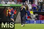 14.06.2024, Fussball UEFA EURO 2024, Vorrunde, 1.Spieltag, Erffnungsspiel Deutschland - Schottland, in der Fuball Arena Mnchen. Nach dem Spiel, Trainer Julian Nagelsmann (Deutschland) nachdenklich auf dem Platz.