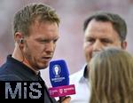 19.06.2024, Fussball UEFA EURO 2024, Vorrunde, 2.Spieltag, Deutschland - Ungarn, in der Stuttgart Arena. Trainer Julian Nagelsmann (Deutschland) bei Magenta TV

