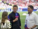 19.06.2024, Fussball UEFA EURO 2024, Vorrunde, 2.Spieltag, Deutschland - Ungarn, in der Stuttgart Arena. Trainer Julian Nagelsmann (Deutschland) bei Magenta TV

