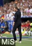 19.06.2024, Fussball UEFA EURO 2024, Vorrunde, 2.Spieltag, Deutschland - Ungarn, in der Stuttgart Arena.

Trainer Julian Nagelsmann (Deutschland) gestikuliert