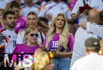 19.06.2024, Fussball UEFA EURO 2024, Vorrunde, 2.Spieltag, Deutschland - Ungarn, in der Stuttgart Arena. Influencerin Lea Prinz (Deutschland) Freundin von Maximilian Mittelstdt  auf der Tribne.

