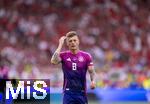 19.06.2024, Fussball UEFA EURO 2024, Vorrunde, 2.Spieltag, Deutschland - Ungarn, in der Stuttgart Arena. Toni Kroos (Deutschland) nachdenklich.

