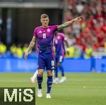 19.06.2024, Fussball UEFA EURO 2024, Vorrunde, 2.Spieltag, Deutschland - Ungarn, in der Stuttgart Arena. Toni Kroos (Deutschland) nachdenklich.

