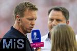 19.06.2024, Fussball UEFA EURO 2024, Vorrunde, 2.Spieltag, Deutschland - Ungarn, in der Stuttgart Arena. Trainer Julian Nagelsmann (Deutschland) beim Magenta-TV Interview.

