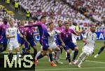 19.06.2024, Fussball UEFA EURO 2024, Vorrunde, 2.Spieltag, Deutschland - Ungarn, in der Stuttgart Arena. Andras Schfer (Ungarn), Kai Havertz (Deutschland), Josua Kimmich (Deutschland), Attila Fiola (Ungarn) 

