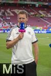 19.06.2024, Fussball UEFA EURO 2024, Vorrunde, 2.Spieltag, Deutschland - Ungarn, in der Stuttgart Arena. Nach dem Spiel, Trainer Julian Nagelsmann (Deutschland) beim Interview am Spielfeldrand.  

