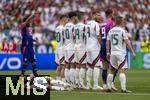 19.06.2024, Fussball UEFA EURO 2024, Vorrunde, 2.Spieltag, Deutschland - Ungarn, in der Stuttgart Arena. Freistomauer der Ungarn

