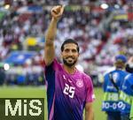 19.06.2024, Fussball UEFA EURO 2024, Vorrunde, 2.Spieltag, Deutschland - Ungarn, in der Stuttgart Arena.  Schlussjubel Emre Can (Deutschland) 
