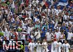 20.06.2024, Fussball UEFA EURO 2024, Vorrunde, Gruppe C, Slowenien - Serbien, in der Fuball Arena Mnchen. Die slovenischen Fans feiern das 1:0 von Zan Karnicnik (Slowenien) 

