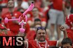 23.06.2024, Fussball UEFA EURO 2024, Vorrunde, 3.Spieltag, Deutschland - Schweiz, in der Frankfurt-Arena in Frankfurt am Main, Die schweizer Fans feiern
