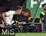 23.06.2024, Fussball UEFA EURO 2024, Vorrunde, 3.Spieltag, Deutschland - Schweiz, in der Frankfurt-Arena in Frankfurt am Main, v.l. Co-Trainer Sandro Wagner (Deutschland) und Trainer Julian Nagelsmann (Deutschland) 
