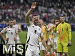 23.06.2024, Fussball UEFA EURO 2024, Vorrunde, 3.Spieltag, Deutschland - Schweiz, in der Frankfurt-Arena in Frankfurt am Main,  Niclas Fllkrug (Deutschland) freut sich zum Schluss
