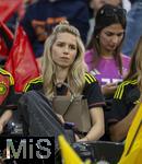 23.06.2024, Fussball UEFA EURO 2024, Vorrunde, 3.Spieltag, Schweiz - Deutschland, in der Frankfurt-Arena in Frankfurt am Main,  Manuel Neuers Ehefrau Anika Neuer beim EM-Spiel auf der Tribne 
